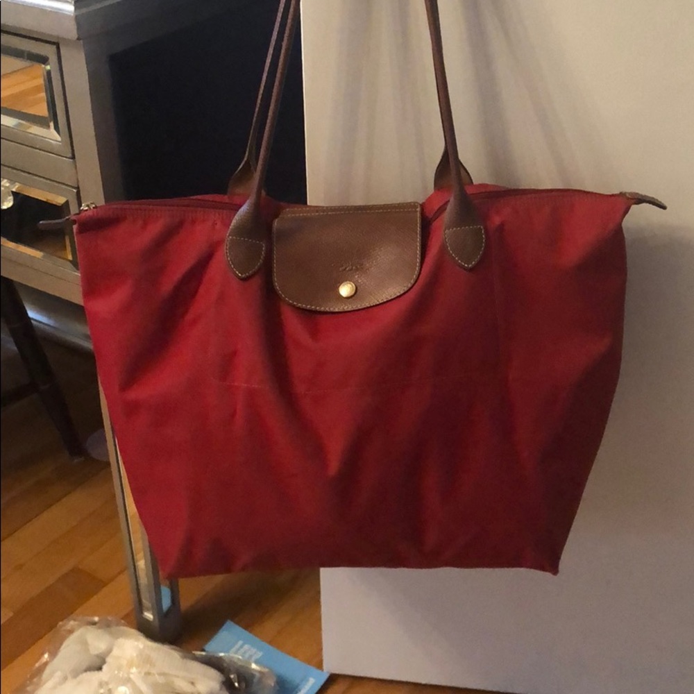 Longchamp Red Handbag - Picture 16 of 16